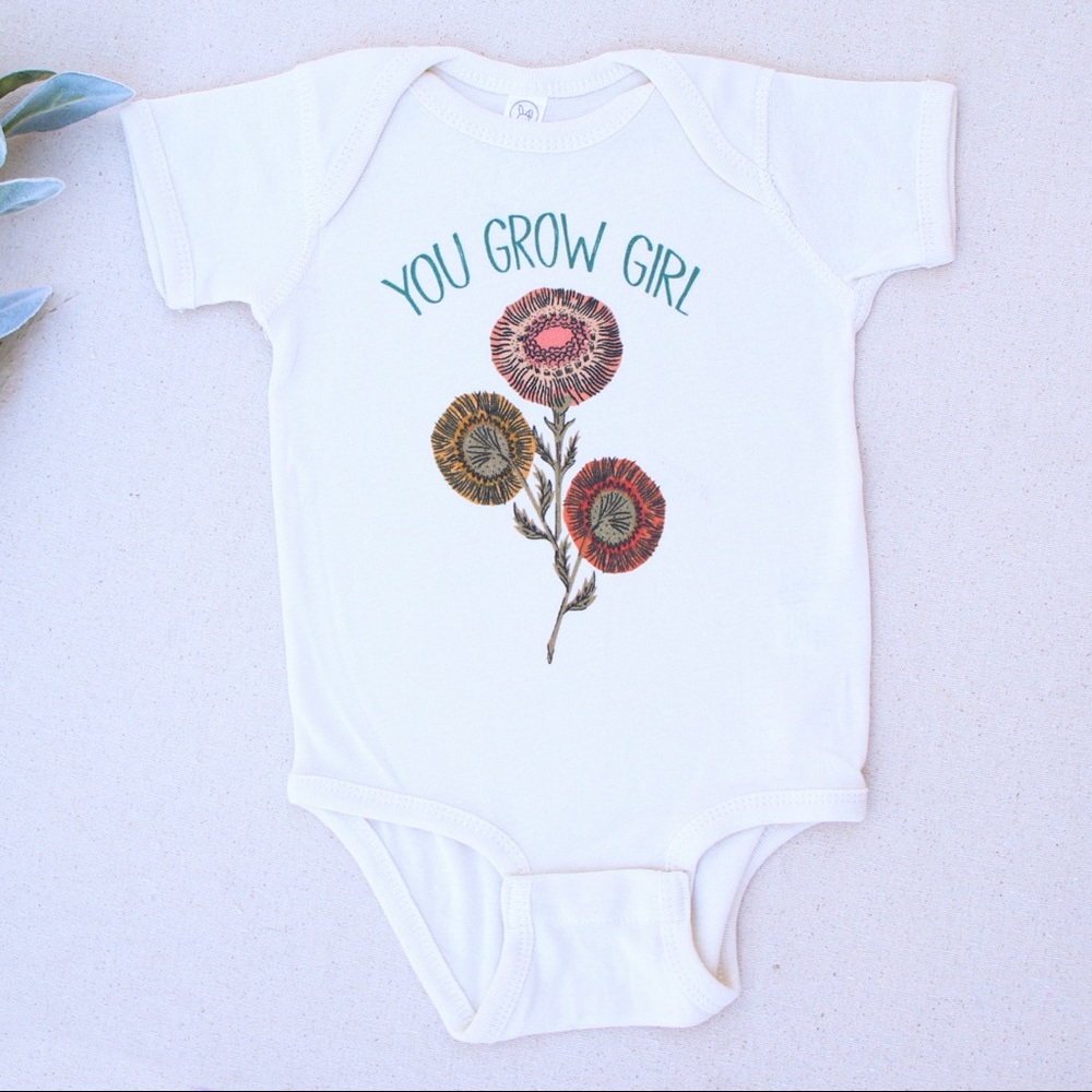 You Grow Girl Graphic Bodysuit